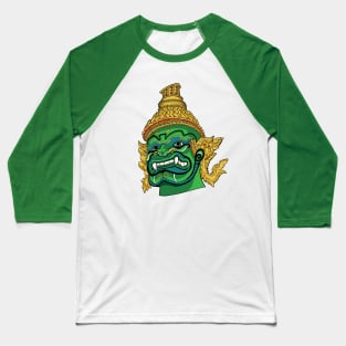 Thai Demon Green Baseball T-Shirt
